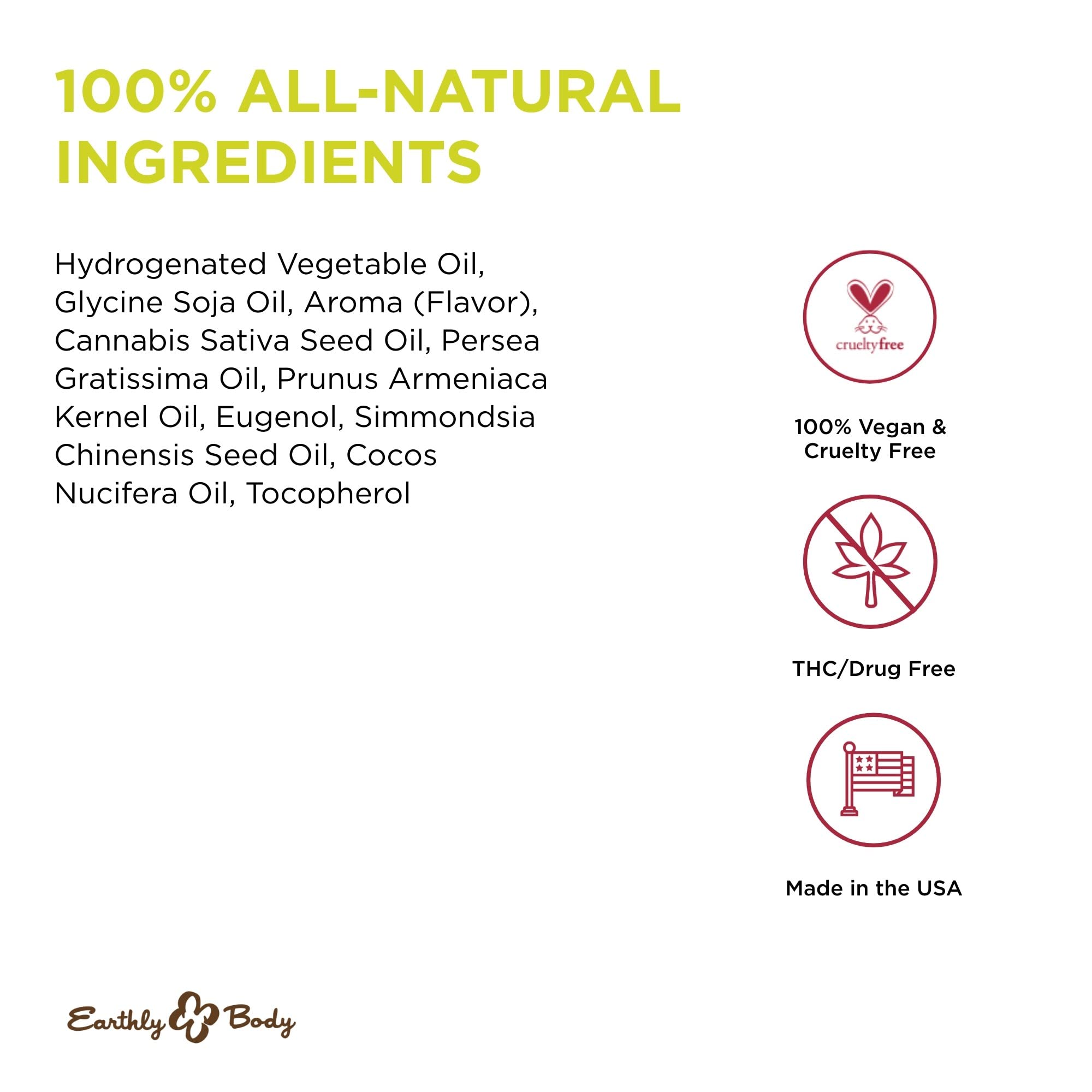 Earthly Body Edible Massage Candle, Chocolate - 4 oz - 3-in-1 Formula Can Be Used as a Candle, Oil & Moisturizer - Smooths & Nou